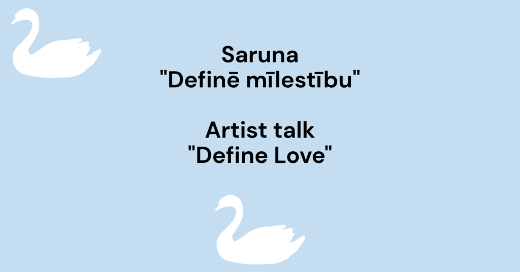 Saruna “Definē mīlestību”